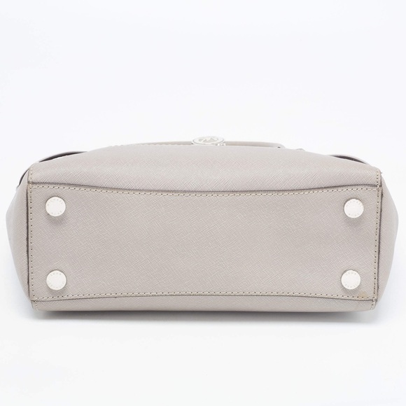 New MICHAEL Michael Kors Grey Saffiano Leather Hamilton Traveler Tote - Picture 7 of 9